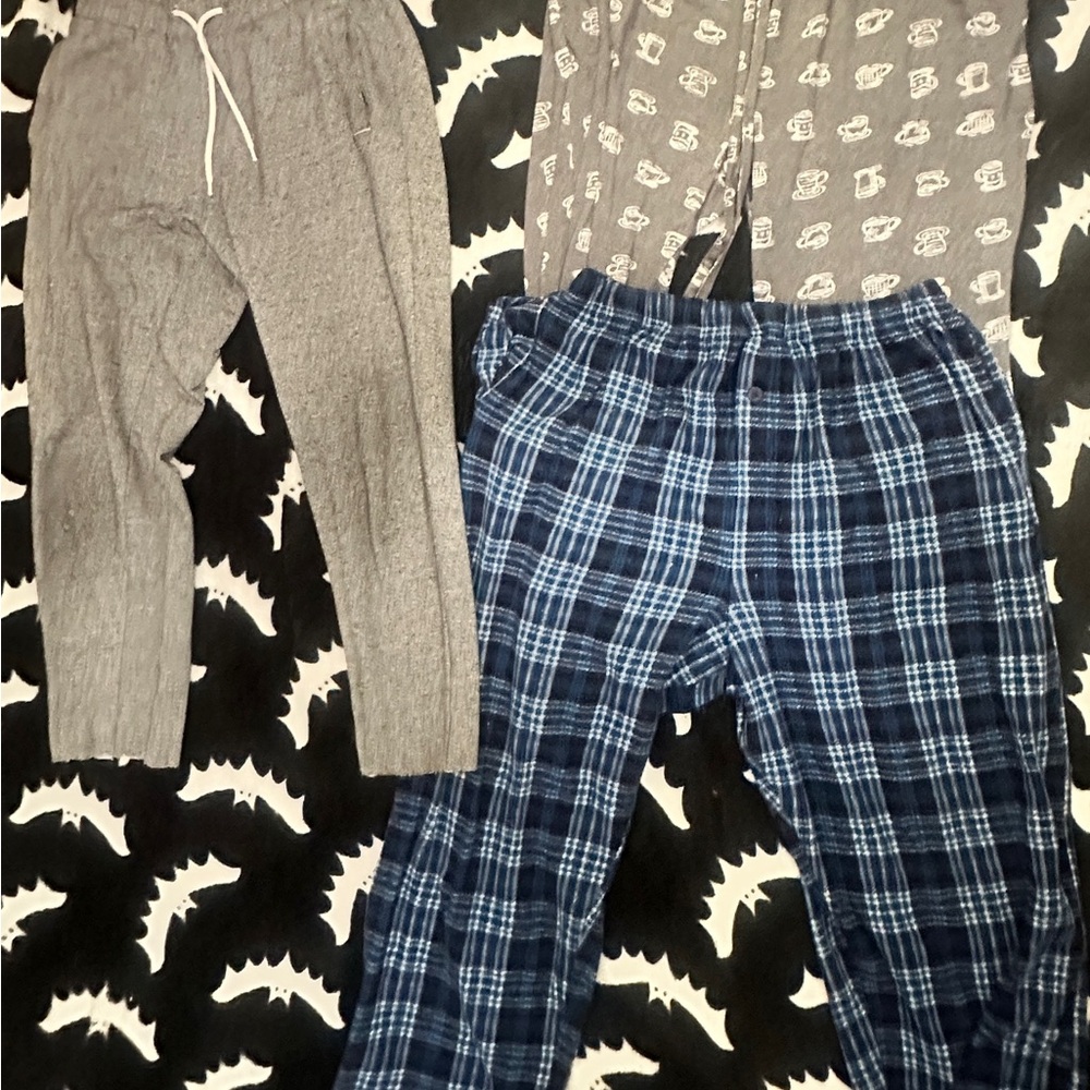 Cozy Pajama Pants Set - Gray and Blue BOGO
